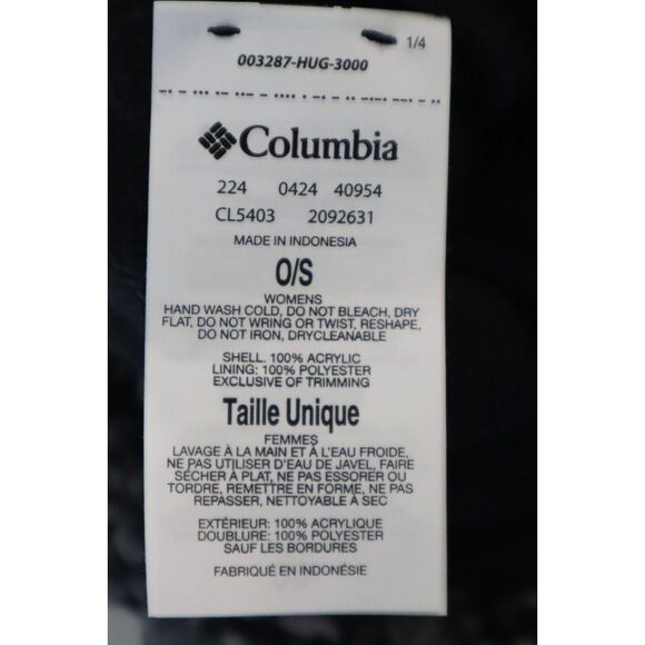 Columbia CL5403-010 Women's O/S Black Bundle Up II Fleece Lined Beanie w/Pom - Picture 5 of 5